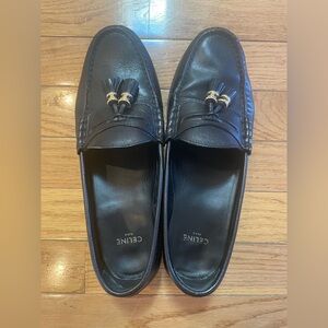 Black Celine Loafers with Tassels - Size 38